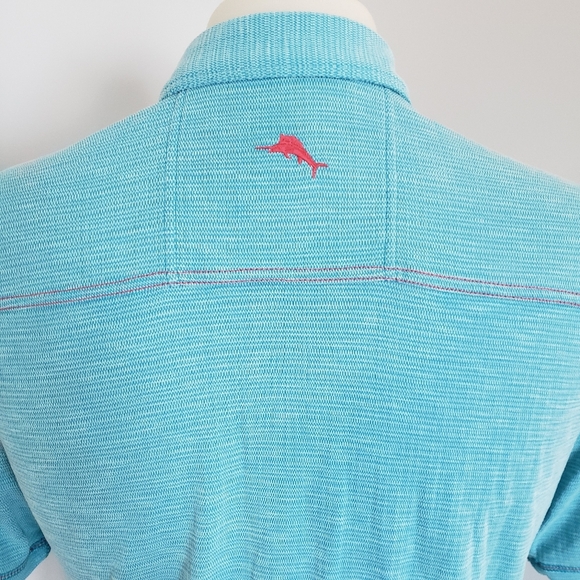 Tommy Bahama Men's Deco Tempo Polo Shirt Golf Size Medium - Picture 8 of 12
